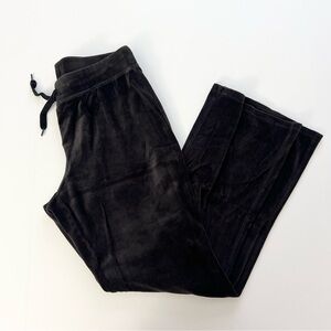 Everlast Sport Black Velour Sweatpants Size L